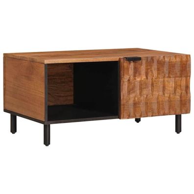 vidaXL Couchtisch Braun 80 x 50 x 40 cm Massivholz Mango
