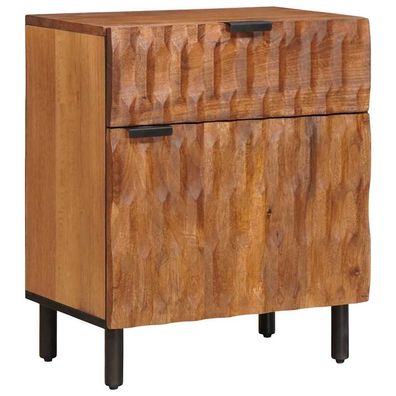 vidaXL Nachttisch Braun 50 x 33 x 60 cm Massivholz Mango