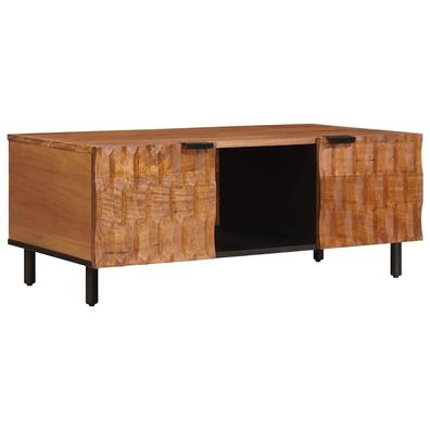 vidaXL Couchtisch Braun 100 x 54 x 40 cm Massivholz Mango