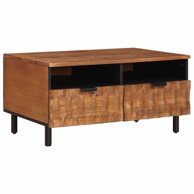 vidaXL Couchtisch Braun 80 x 54 x 40 cm Massivholz Mango