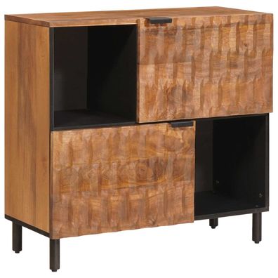 vidaXL Sideboard mit Speicher Akazienbraune Oberfläche 80 x 33 x 75 cm
