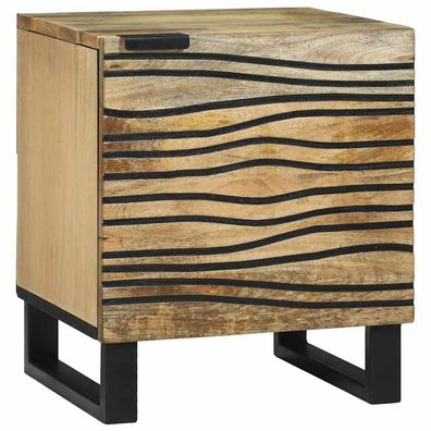 vidaXL Nachttisch Natur 40 x 33 x 46 cm Holzwerkstoff