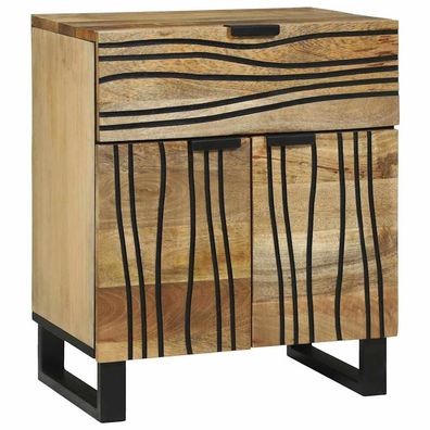 vidaXL Nachttisch Natur 50 x 33 x 60 cm Holzwerkstoff