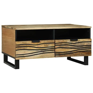 vidaXL Couchtisch Natur 80 x 54 x 40 cm Holzwerkstoff