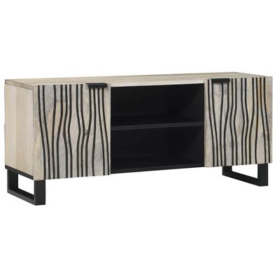 vidaXL TV-Einheiten 105 x 33 x 46 cm Weiß Holzwerkstoff
