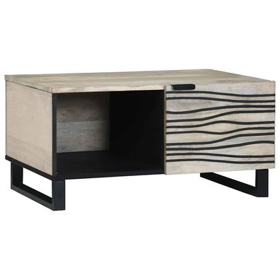 vidaXL Couchtisch Weiß 80 x 50 x 40 cm Holzwerkstoff