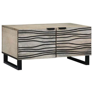 vidaXL Couchtisch Weiß 80 x 50 x 40 cm Holzwerkstoff