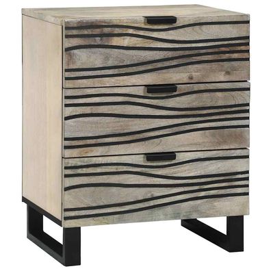 vidaXL Nachttisch Weiß 50 x 33 x 62 cm Holzwerkstoff