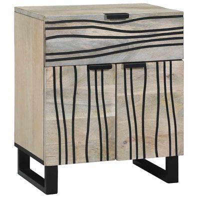 vidaXL Nachttisch Weiß 50 x 33 x 60 cm Holzwerkstoff
