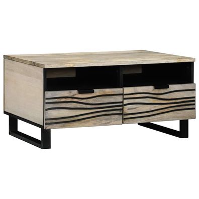 vidaXL Couchtisch Weiß 80 x 54 x 40 cm Holzwerkstoff