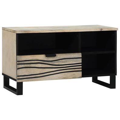 vidaXL TV-Einheiten 80 x 33 x 46 cm Weiß Holzwerkstoff