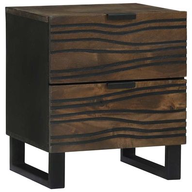vidaXL Nachttisch Walnuss 40 x 33 x 46 cm Holzwerkstoff
