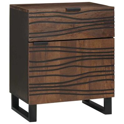 vidaXL Nachttisch Walnuss 50 x 33 x 60 cm Holzwerkstoff