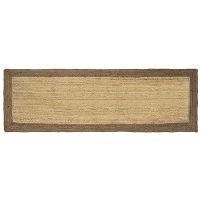 vidaXL Bereichsteppiche Grau 80 x 250 cm Jute