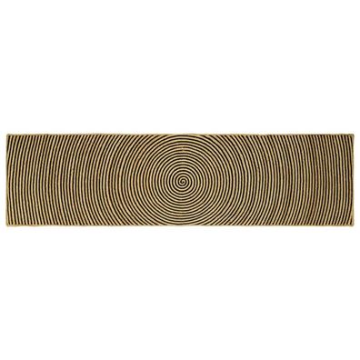 vidaXL Bereichsteppiche Schwarz 80 x 300 cm Jute