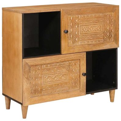 vidaXL Sideboard 80 x 33 x 75 cm Massivholz Mango