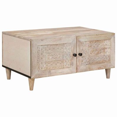 vidaXL Couchtisch Weiß 80 x 54 x 40 cm Holzwerkstoff