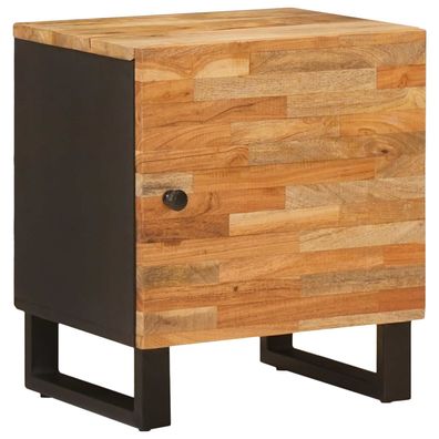 vidaXL Nachttisch Braun 40 x 33 x 46 cm Massivholz Mango