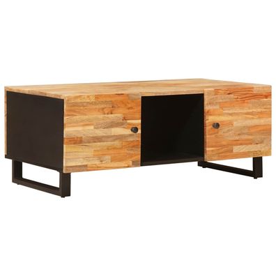 vidaXL Couchtisch Braun 100 x 54 x 40 cm Massivholz Mango