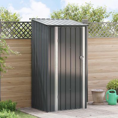 vidaXL Gartenhütten Anthrazit 103 x 86 x 200 cm Metall