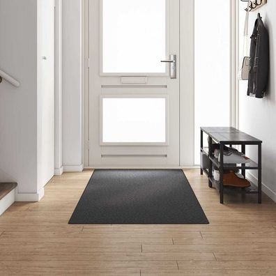 vidaXL Teppichläufer Dunkelgrau 100 x 300 cm 100% Polypropylen