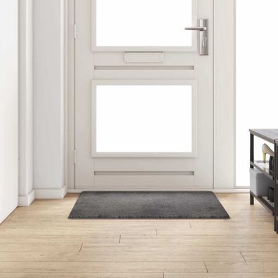 vidaXL Teppichläufer Grau 100 x 100 cm 100% Polypropylen Tuft