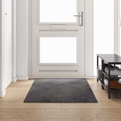 vidaXL Teppichläufer Grau 100 x 250 cm 100% Polypropylen Tuft