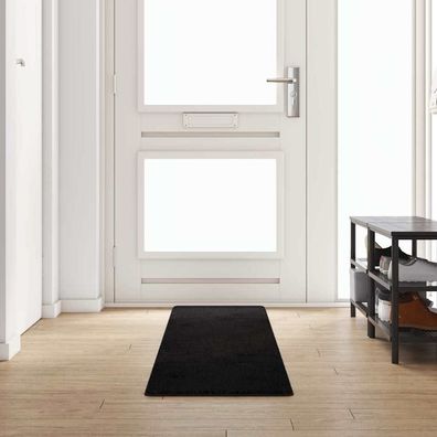 vidaXL Teppichläufer Schwarz 50 x 300 cm 100% Polypropylen Tuft