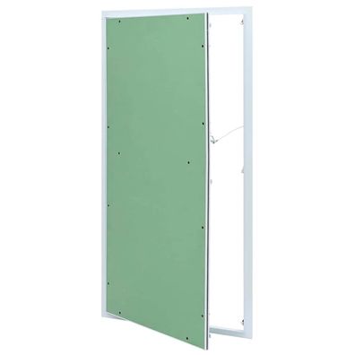 vidaXL Zugangsklappe Grün und Silber 55 x 105 cm