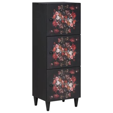vidaXL Stauraumschränke Mehrfarbig 40 x 33,5 x 110 cm Massivholz Mango