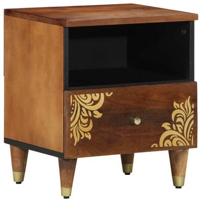 vidaXL Nachttisch Honigbraun 40 x 33 x 46 cm Massivholz Mango