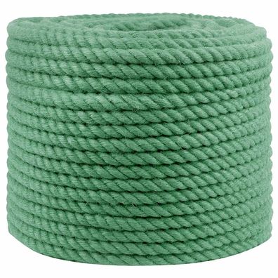 vidaXL Juteseil Grün 100% Tossa Jute