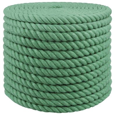 vidaXL Juteseil Grün 100% Tossa Jute