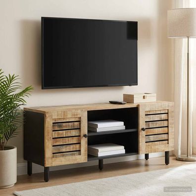 vidaXL Stauraumschränke Natur 105 x 33 x 46 cm Massivholz Mango