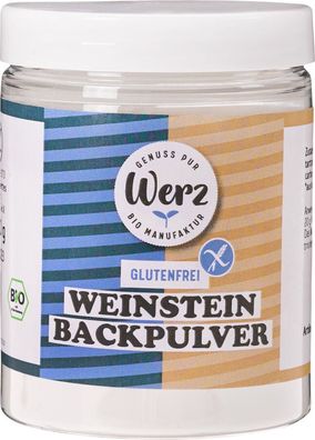 3x Naturkornmühle Werz Weinstein Backpulver, glutenfrei 150g