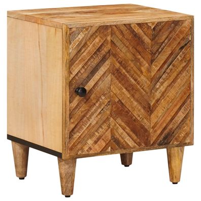vidaXL Nachttisch Braun 40 x 33,5 x 46 cm Massivholz Mango