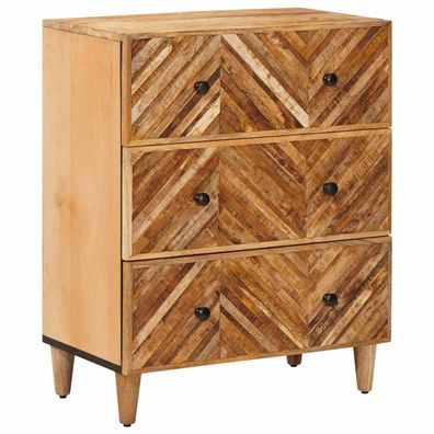 vidaXL Stauraumschränke Braun 60 x 33,5 x 75 cm Massivholz Mango