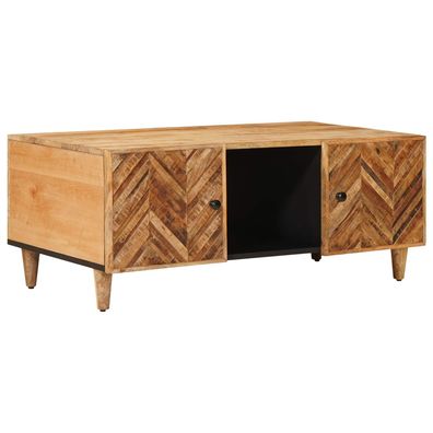 vidaXL Couchtisch Braun 100 x 54 x 40 cm Massivholz Mango