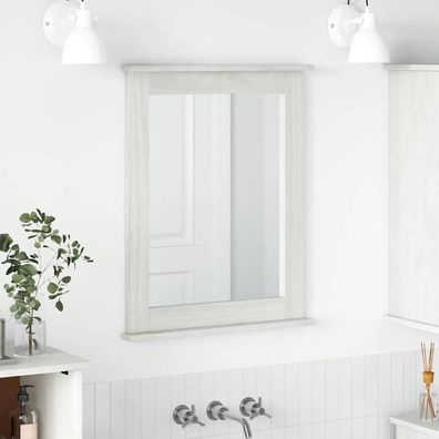 vidaXL Spiegel VIGO Antik Weiß 55,5 x 5 x 70 cm Massivholz Kiefer