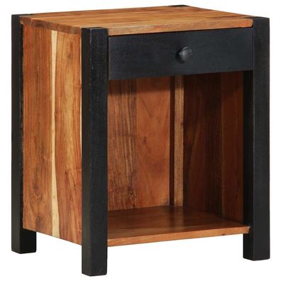 vidaXL Nachttisch Braun 40 x 35 x 50 cm Massivholz Akazie