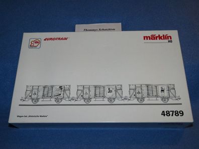 Märklin 48789 - Historische Marken - Henko - Fewa - 3 Güterwagen - HO - 1:87 - OVP