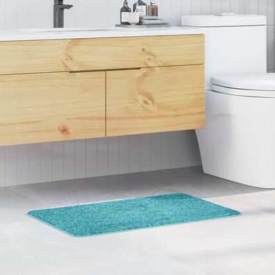 vidaXL Rutschfeste Badmatte Türkis 50 x 80 cm PP