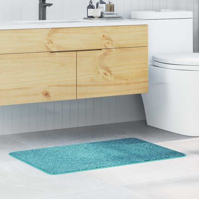 vidaXL Rutschfeste Badmatte Türkis 60 x 90 cm PP