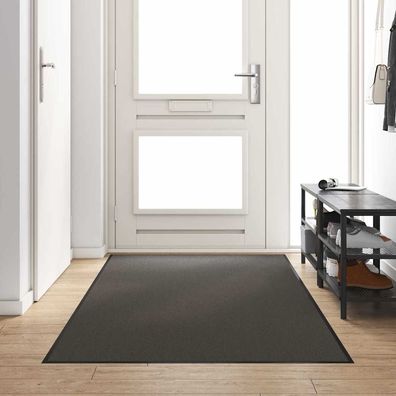 vidaXL Fußmatte Anthrazit und Schwarz 120 x 250 cm Polyamid und PVC