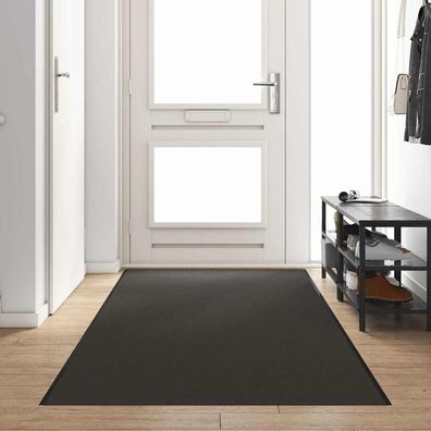vidaXL Fußmatte Anthrazit und Schwarz 120 x 350 cm Polyamid und PVC