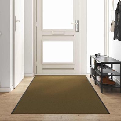 vidaXL Fußmatte Braun und Schwarz 120 x 350 cm Polyamid und PVC