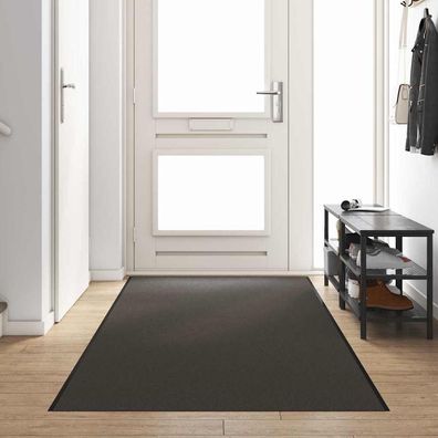 vidaXL Fußmatte Anthrazit und Schwarz 120 x 350 cm 100% Polyamid