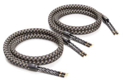 Viablue -SC-6 AIR- Referenz Lautsprecherkabel - Single-Wiring - Spades T8 - Cobra