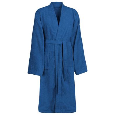 vidaXL Bademantel KINN Blau M Baumwolle