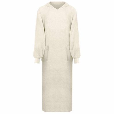 vidaXL Decken-Hoodie KINN Creme XXL Baumwolle
